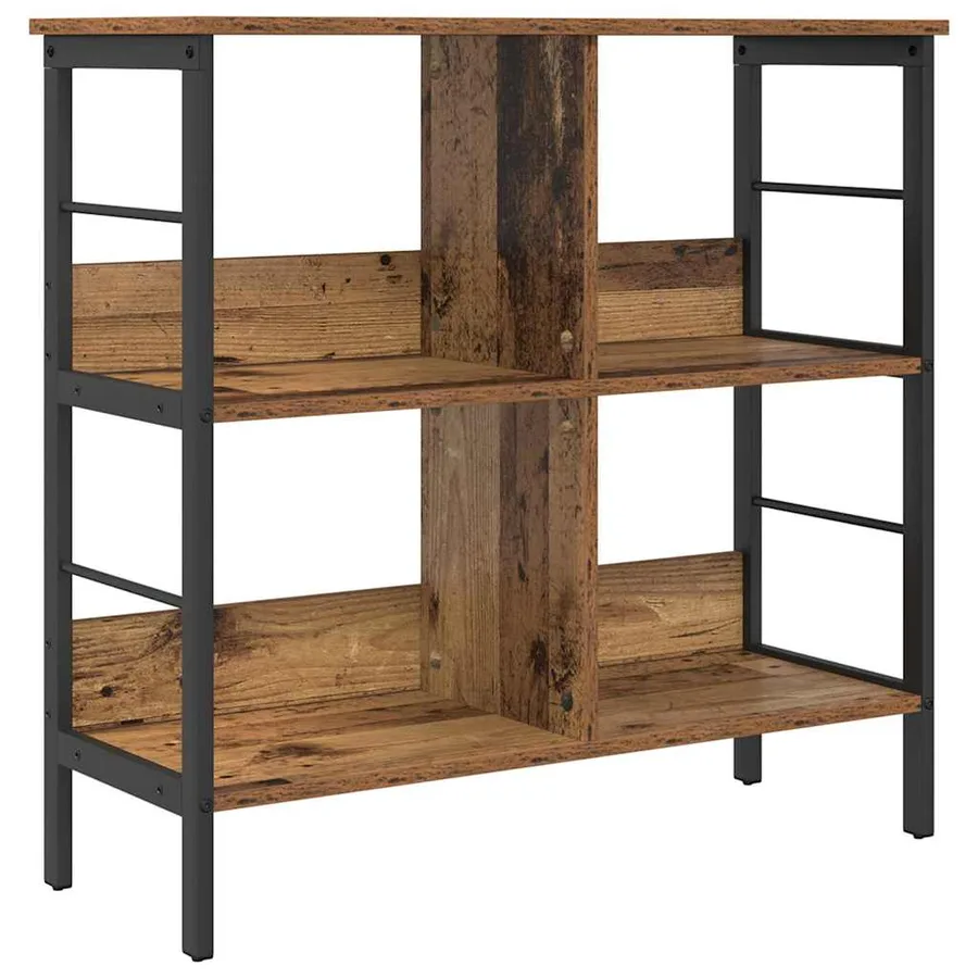 Étagère Bois Ancien 82 x 32 x 79 cm Bois d'ingénierie - 2