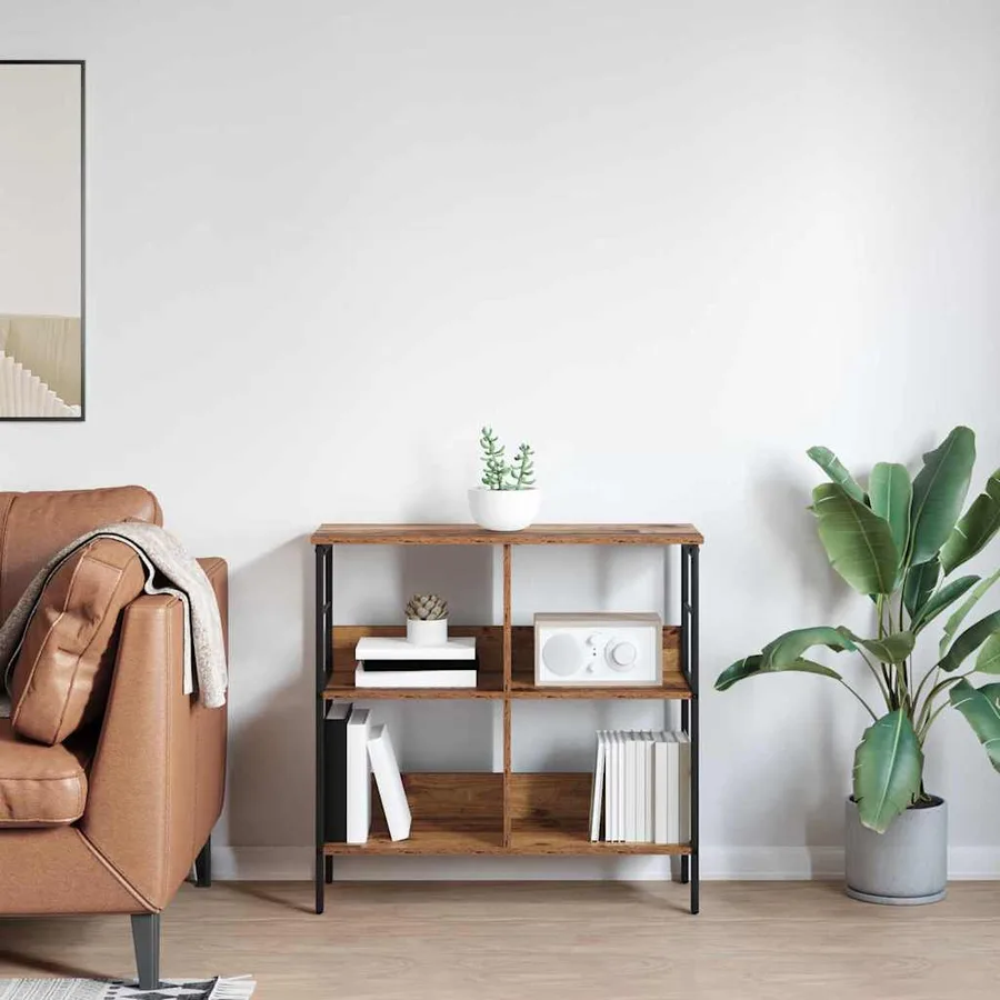 Étagère Bois Ancien 82 x 32 x 79 cm Bois d'ingénierie - 4