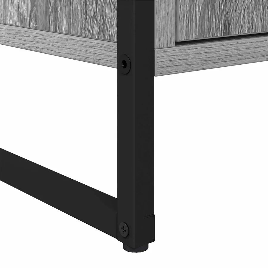 Buffet Gris Sonoma 81 x 36 x 150.5 cm Bois d'ingénierie - 8