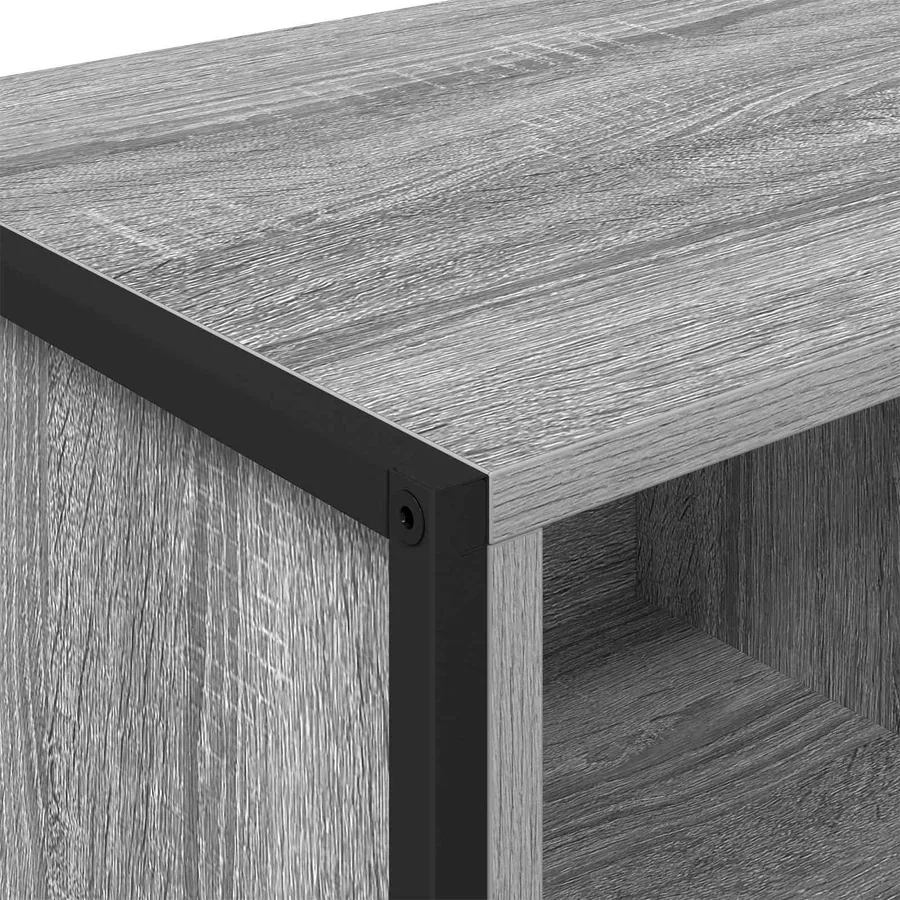 Buffet Gris Sonoma 81 x 36 x 150.5 cm Bois d'ingénierie - 9