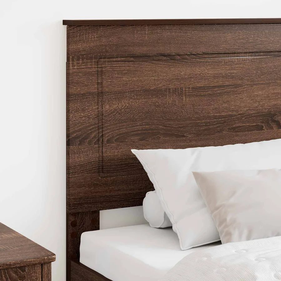 Tête de lit Chêne brun 100 cm Bois d’ingénierie - 3