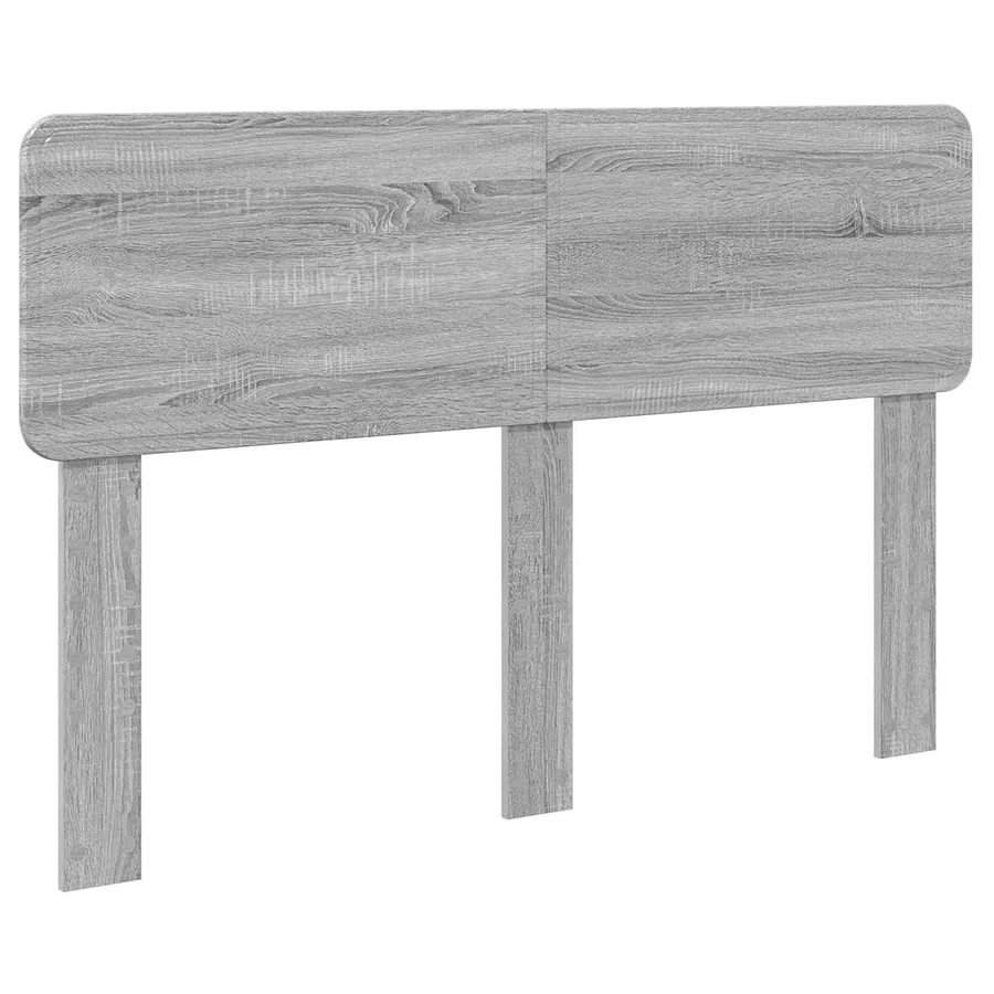 Cadre de lit Gris Sonoma 150 x 200 cm Pin massif - 6