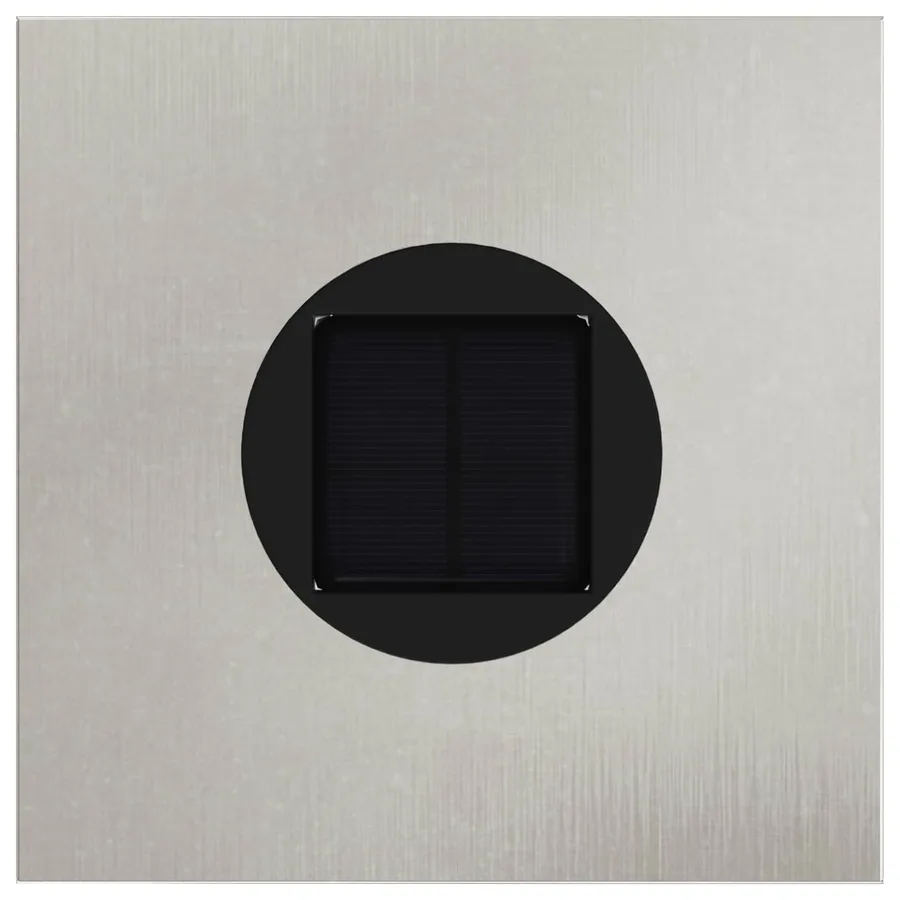 Lumière de chemin LED solaire 2 pcs Blanc chaud 18 x 18 x 80 cm - 7