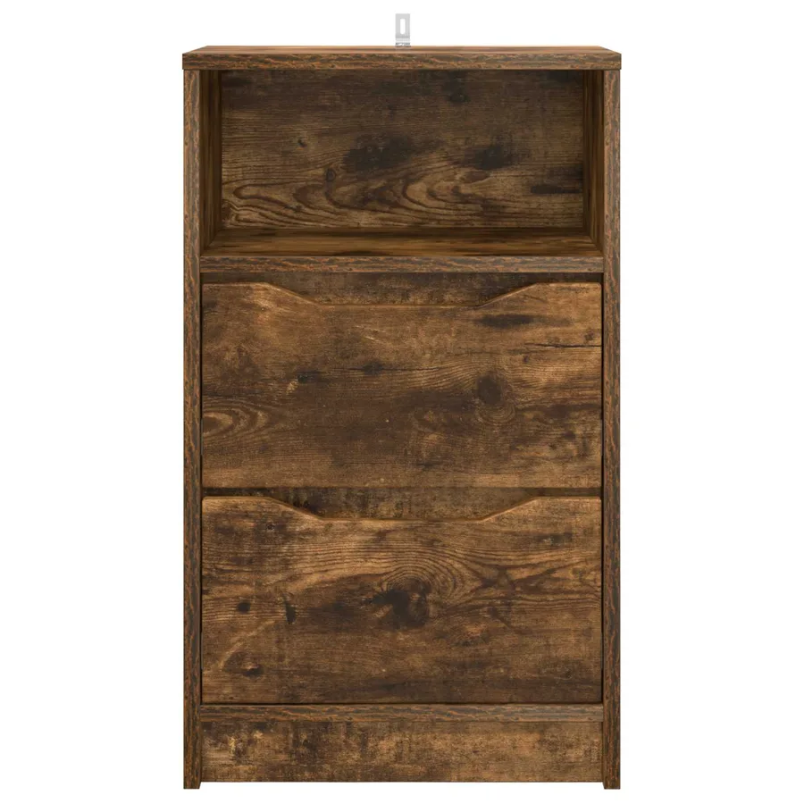 Table de chevet Chêne fumé 40 x 30 x 467 cm Bois d'ingénierie - 6