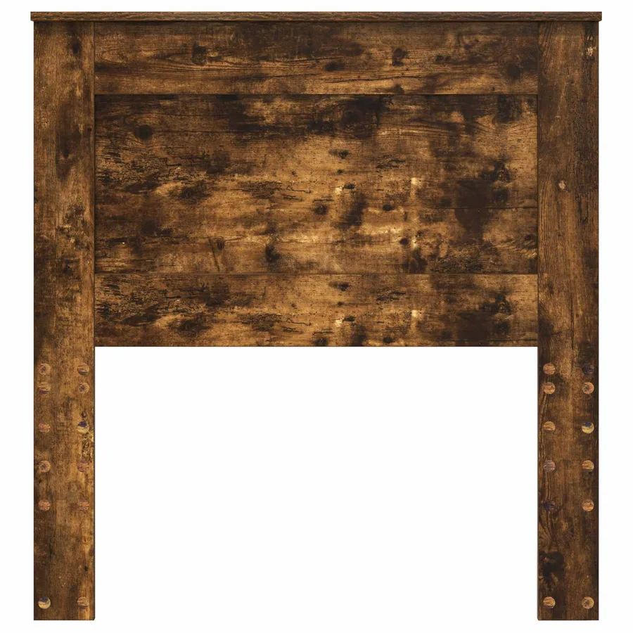 Tête de lit avec tête de lit Chêne fumé 90 cm Bois d'ingénierie - 4