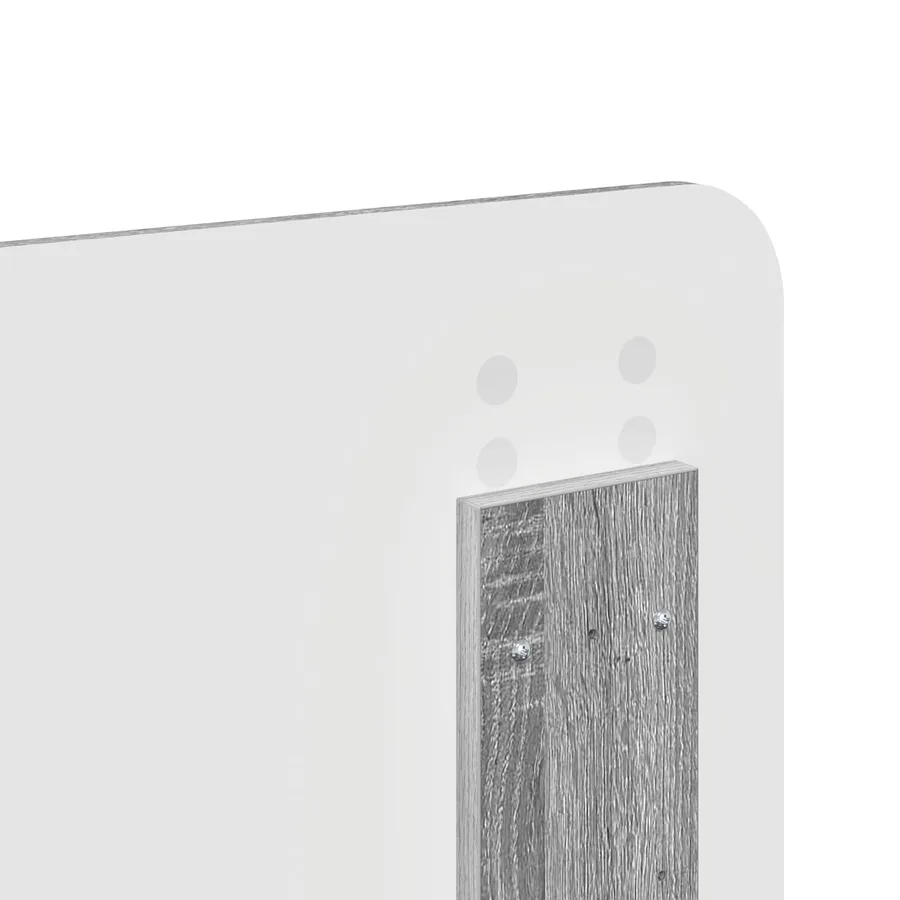 Cadre de lit Gris Sonoma 120 x 200 cm Pin massif - 11
