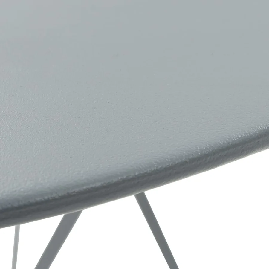 Mobilier de bistro 3 pcs Acier Gris - 4