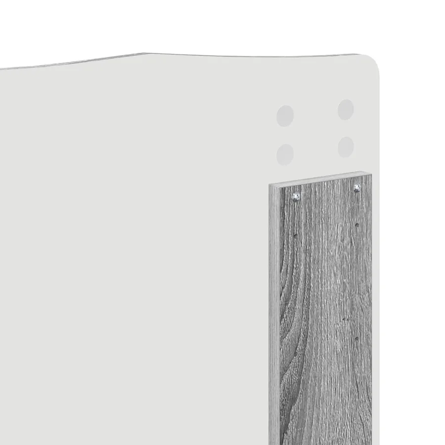 Cadre de lit Gris Sonoma 120 x 200 cm Pin massif - 11