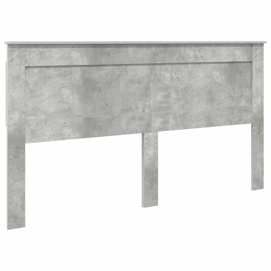 Lit de Rangement Gris béton 200 x 200 cm Bois d'ingénierie - 7