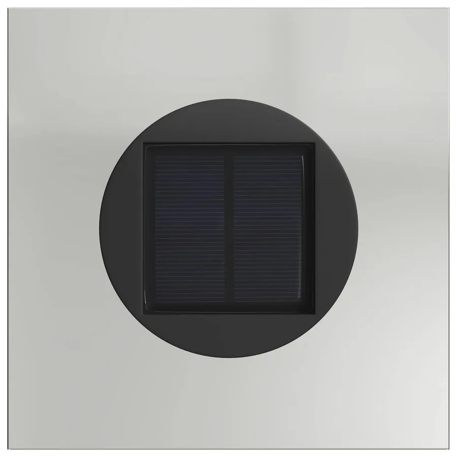 Lumière de chemin LED solaire 2 pcs Blanc chaud 18 x 18 x 80 cm - 7