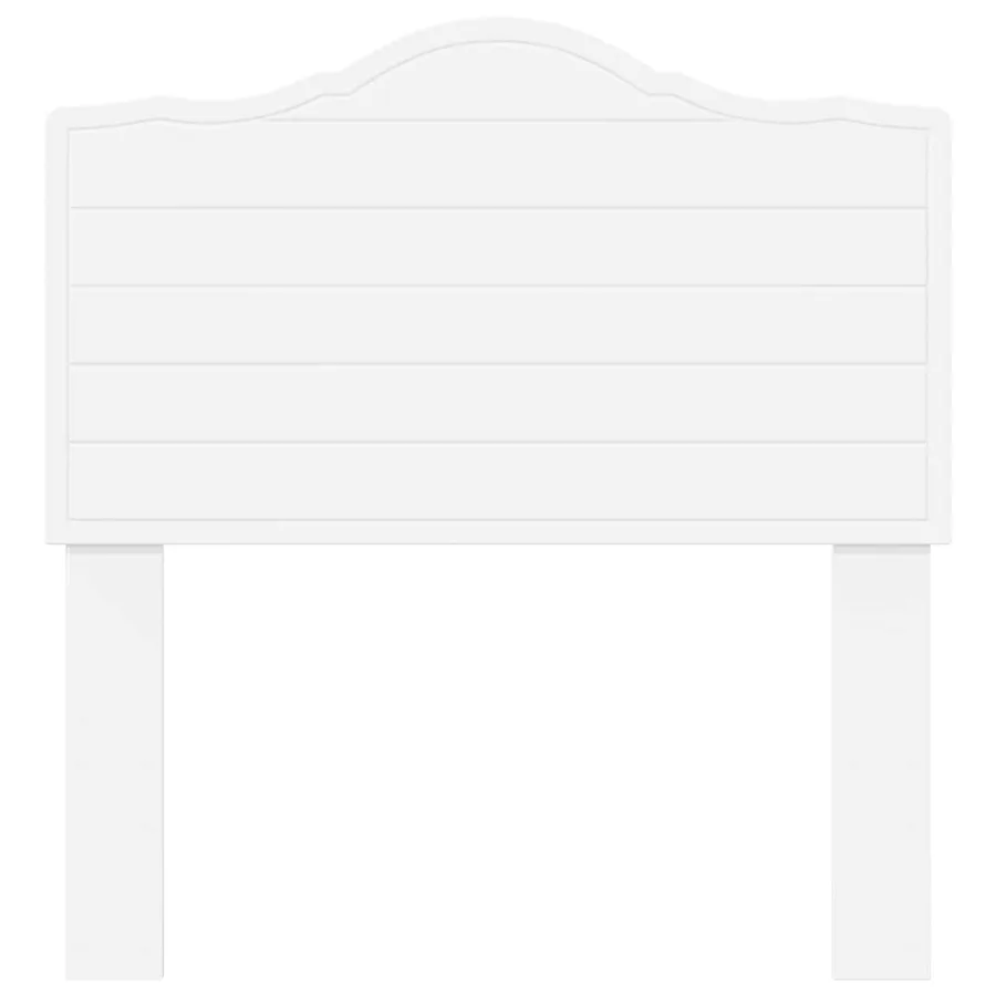 Tête de lit Blanc Bois d'ingénierie - 4