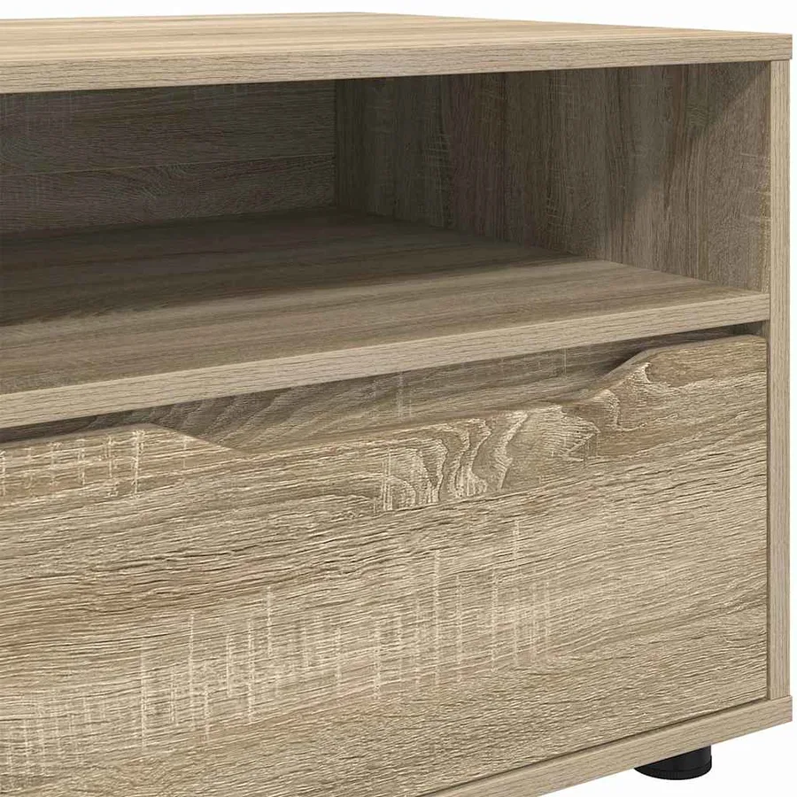 Meuble TV Chêne Sonoma 100 x 48 x 43 cm Bois d'ingénierie - 10