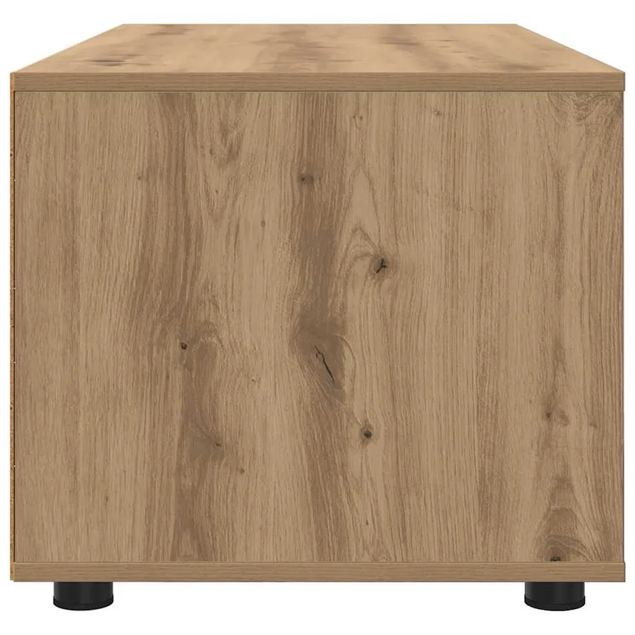 Meuble TV 100 x 48 x 43 cm Chêne artisanal Bois d'ingénierie - 7