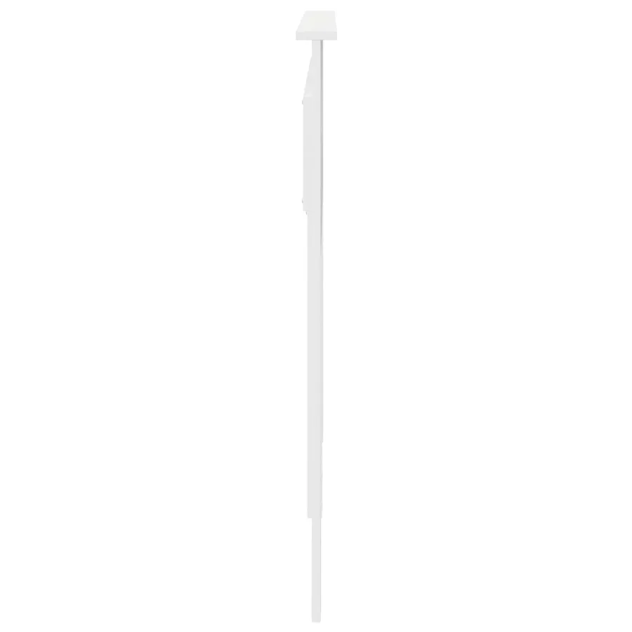 Tête de lit Blanc Bois d'ingénierie - 5