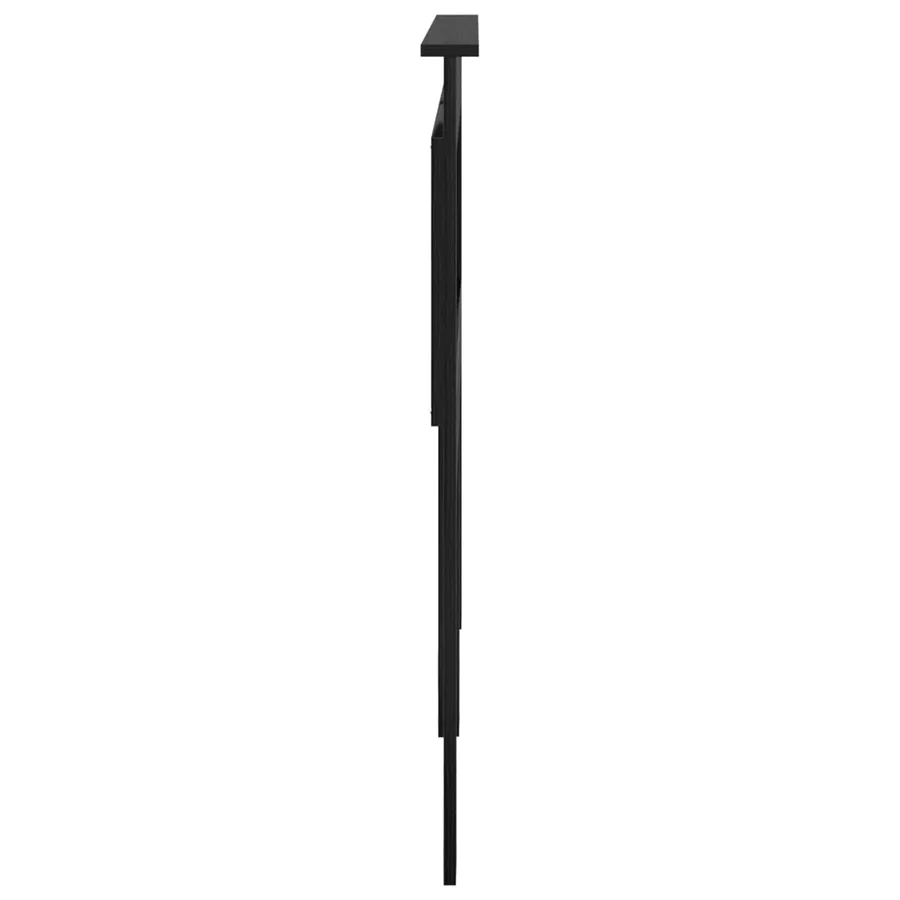 Tête de lit Chêne noir 120 cm Bois d'ingénierie - 5