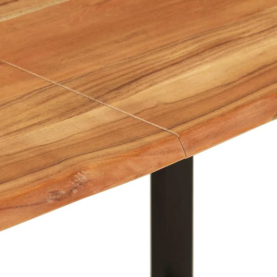 Table de salle à manger 154x80x76 cm Bois d'acacia solide - 8