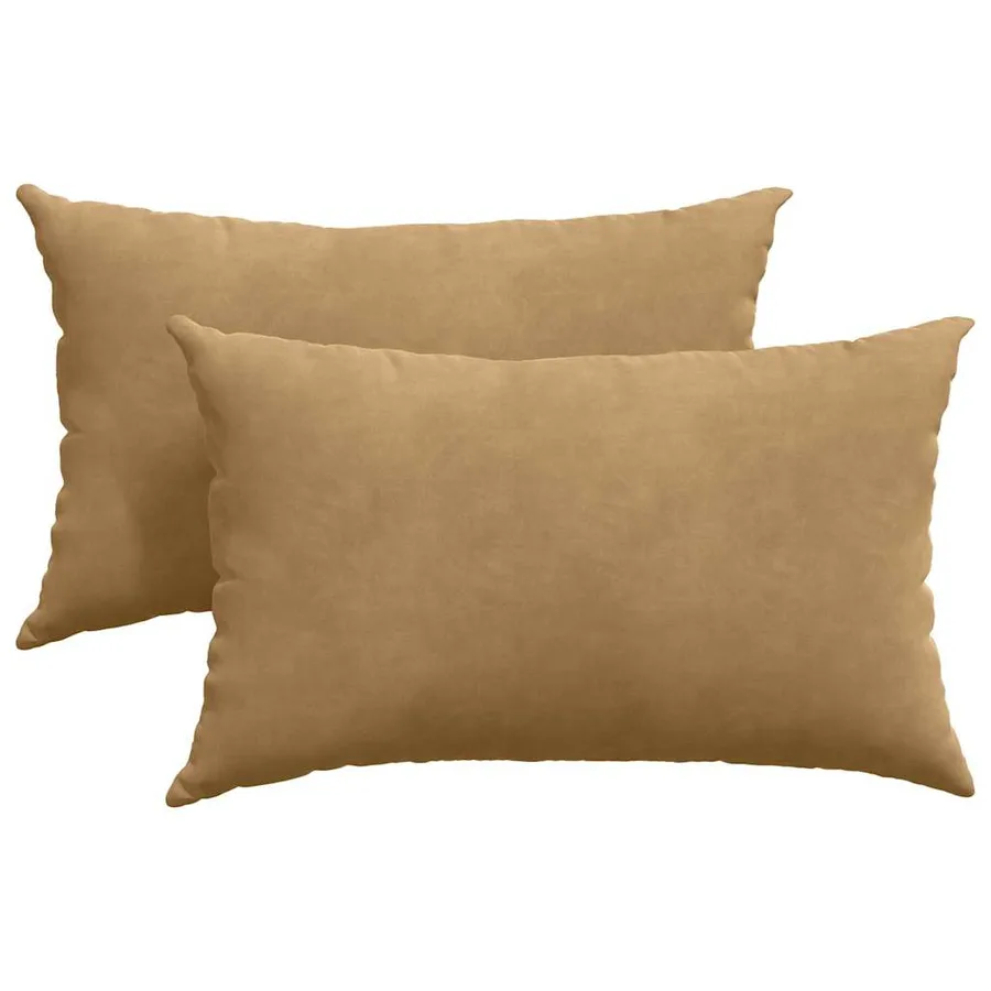 Coussins de canapé 2 pcs Marron 50 x 30 cm - 2