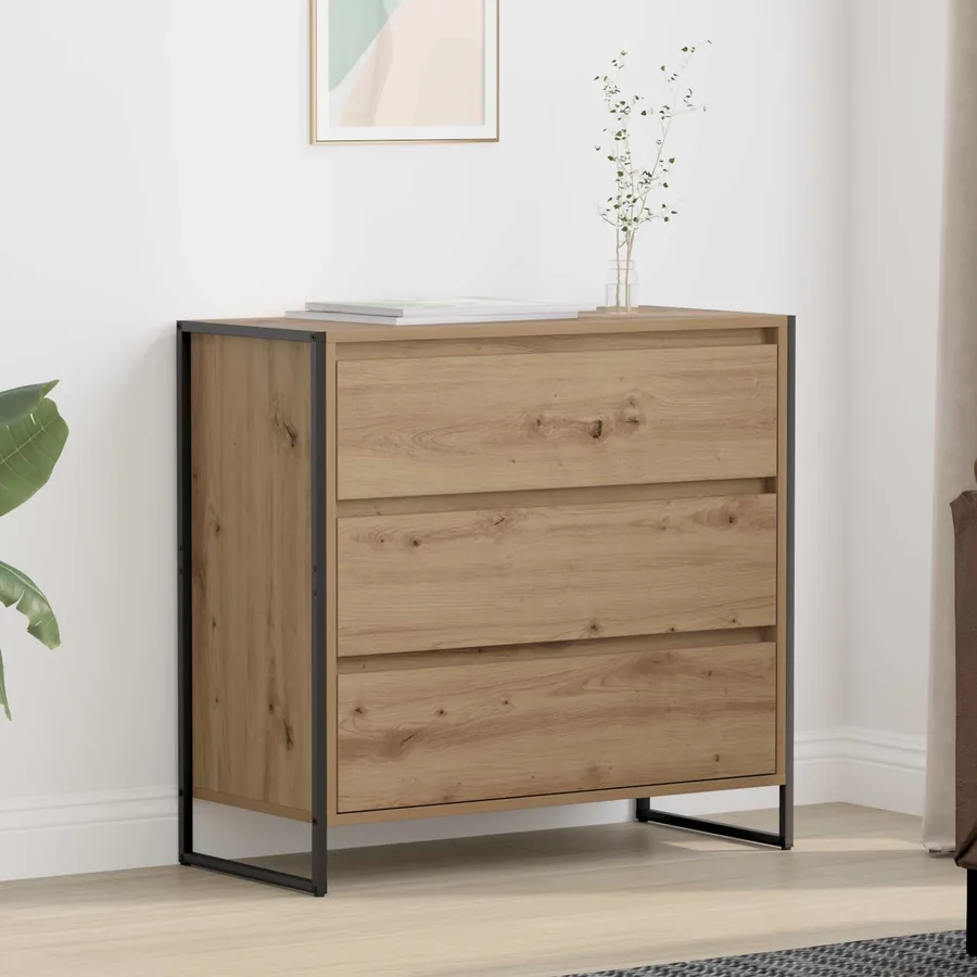 Buffet Chêne artisan 79 x 36 x 75.5 cm Bois d'ingénierie