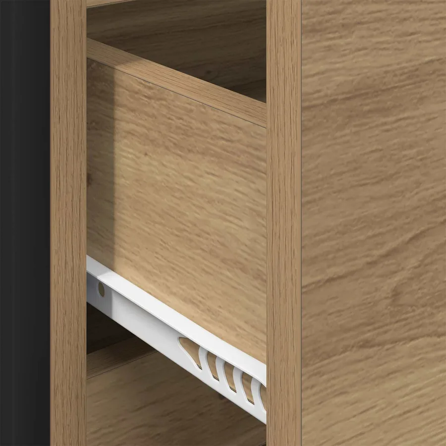Buffet Chêne artisan 79 x 36 x 75.5 cm Bois d'ingénierie - 11