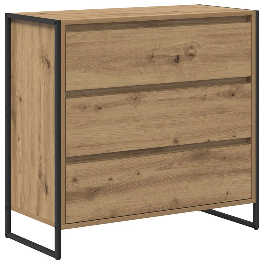 Buffet Chêne artisan 79 x 36 x 75.5 cm Bois d'ingénierie - 2