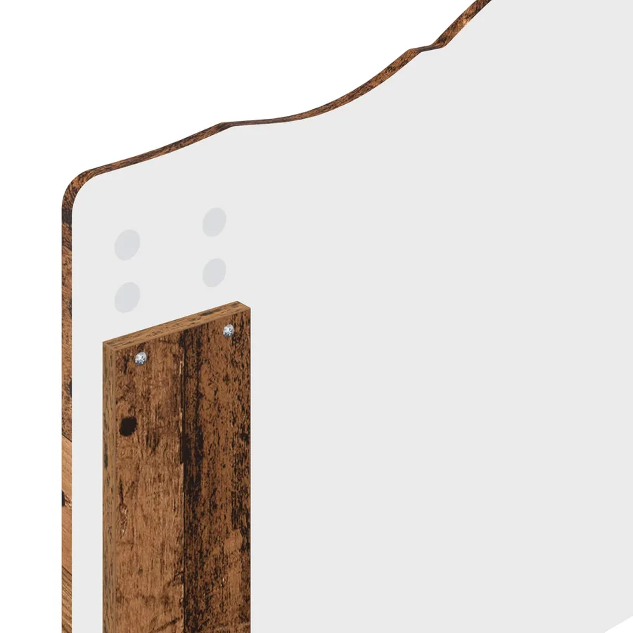 Cadre de lit Bois ancien 75 x 190 cm Pin massif - 11