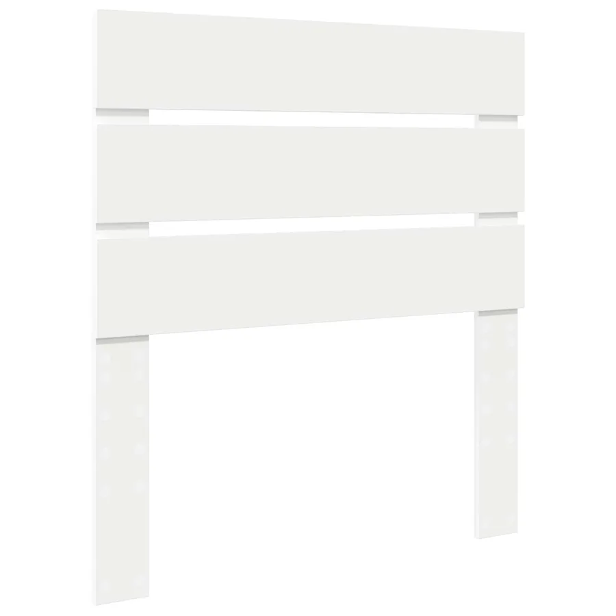 Cadre de lit Blanc 100 x 200 cm Bois de pin massif - 6