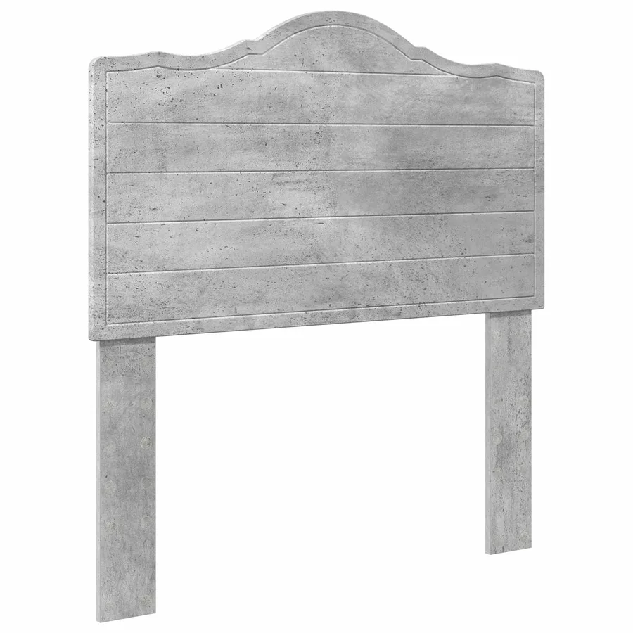 Tête de lit Gris béton Bois d'ingénierie - 2