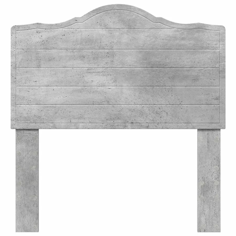 Tête de lit Gris béton Bois d'ingénierie - 4