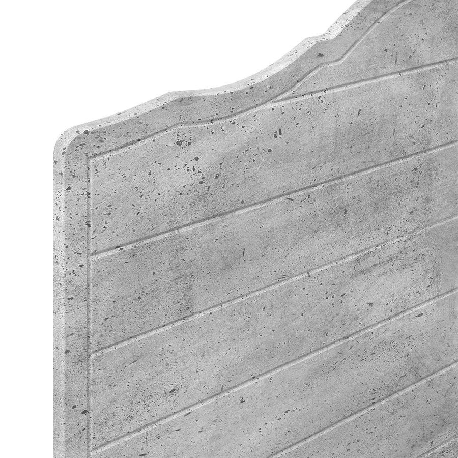 Tête de lit Gris béton Bois d'ingénierie - 7
