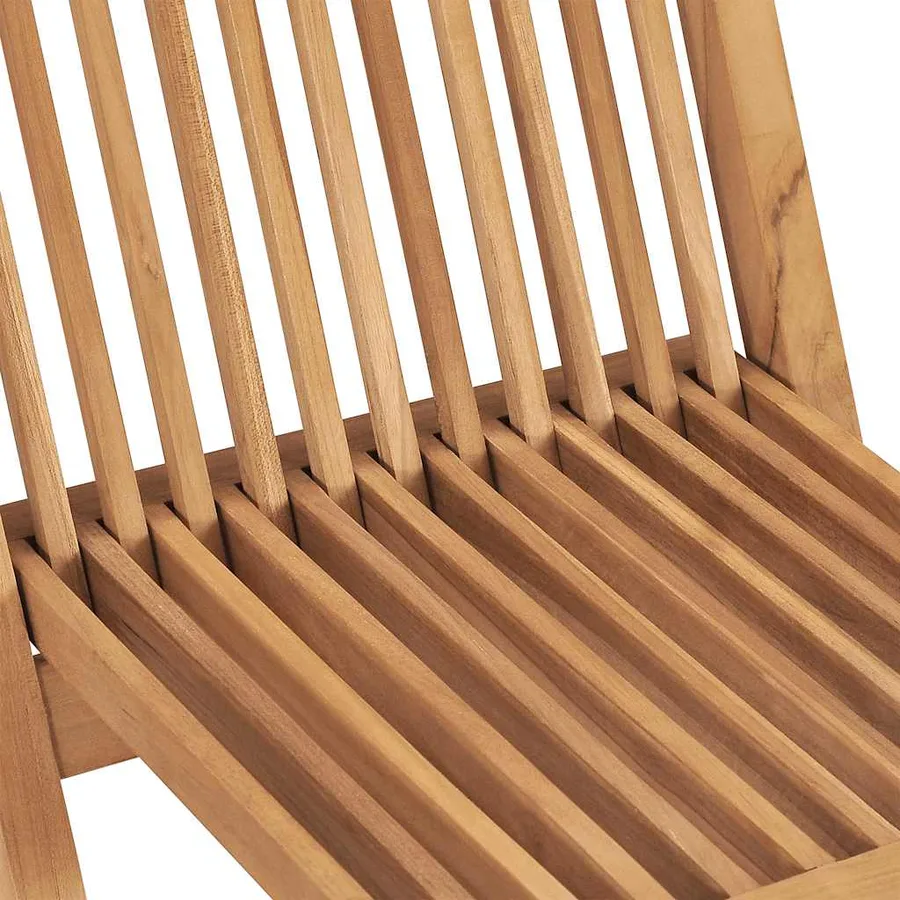 Ensemble à manger de jardin 3 pcs Bois de teck massif - 6