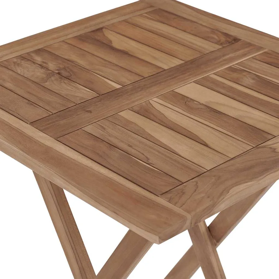 Ensemble à manger de jardin 3 pcs Bois de teck massif - 7