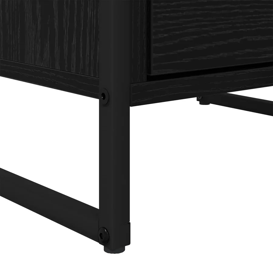 Buffet Chêne noir 42 x 36 x 75.5 cm Bois d'ingénierie - 10