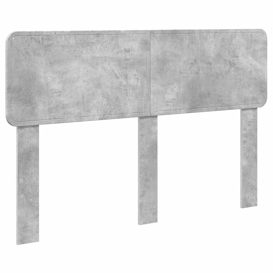 Cadre de lit Gris Béton 140 x 190 cm Bois d’ingénierie - 7