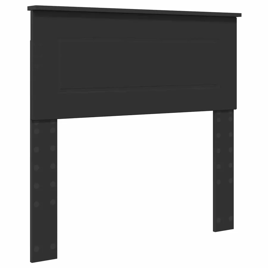 Cadre de lit Noir 100 x 200 cm Bois d'ingénierie - 6