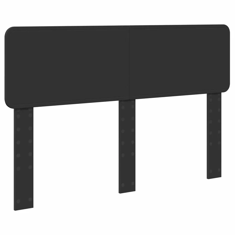 Cadre de lit avec tête de lit Noir 160 x 200 cm Pin massif - 6