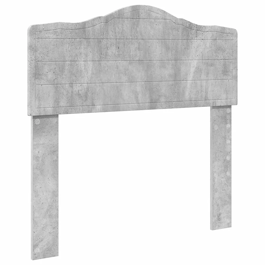 Cadre de lit Gris Béton 90 x 190 cm Bois de pin massif - 6
