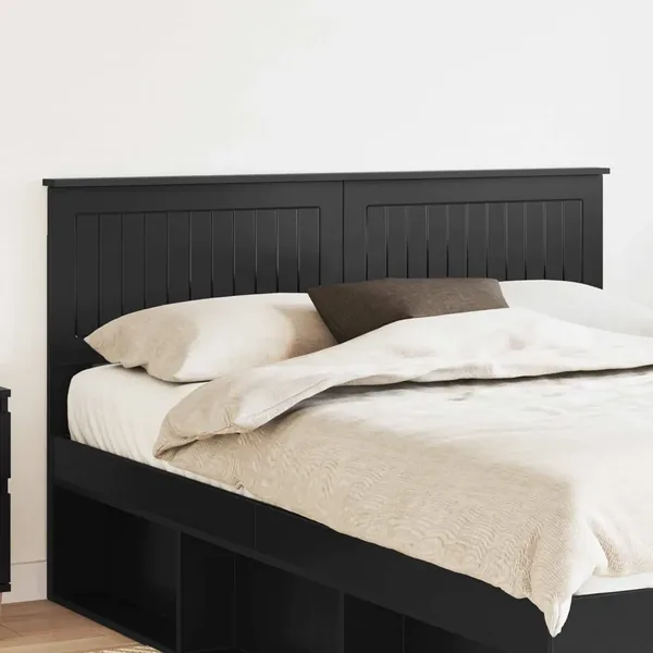 Tête de lit Chêne noir Bois d'ingénierie