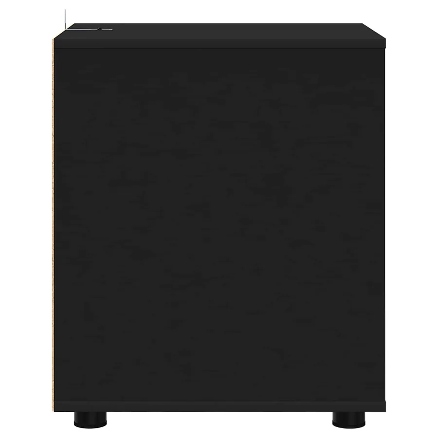 Armoire de rangement Noir 40 x 48 x 57 cm Bois d'ingénierie - 7