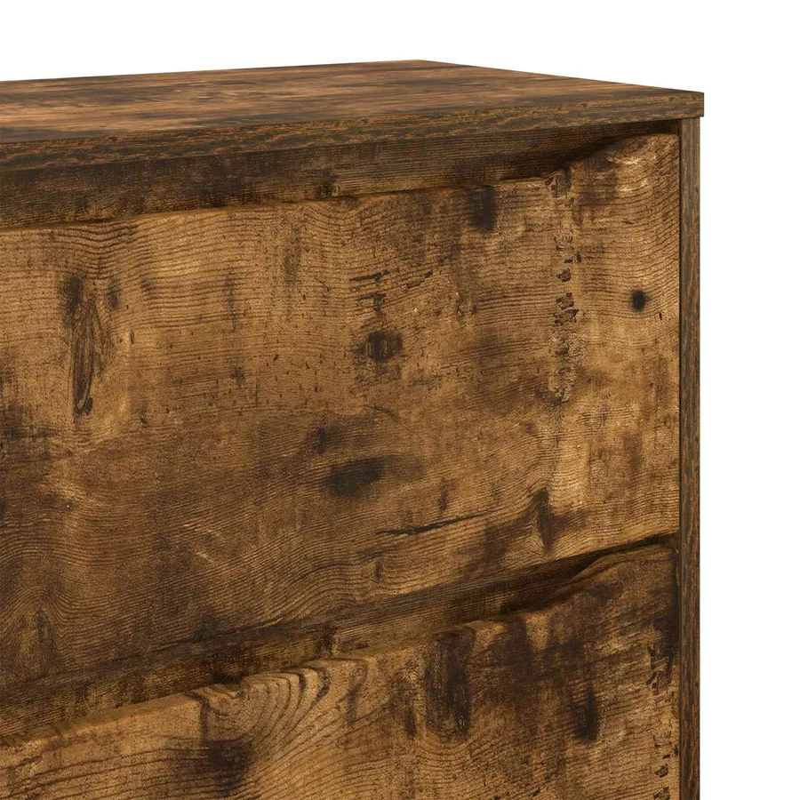 Armoire de rangement Chêne fumé 80 x 31 x 81 cm - 12