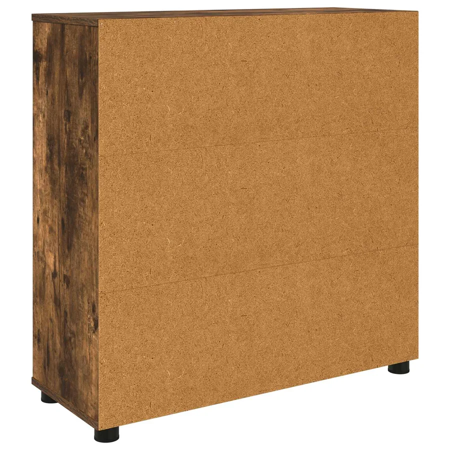 Armoire de rangement Chêne fumé 80 x 31 x 81 cm - 8