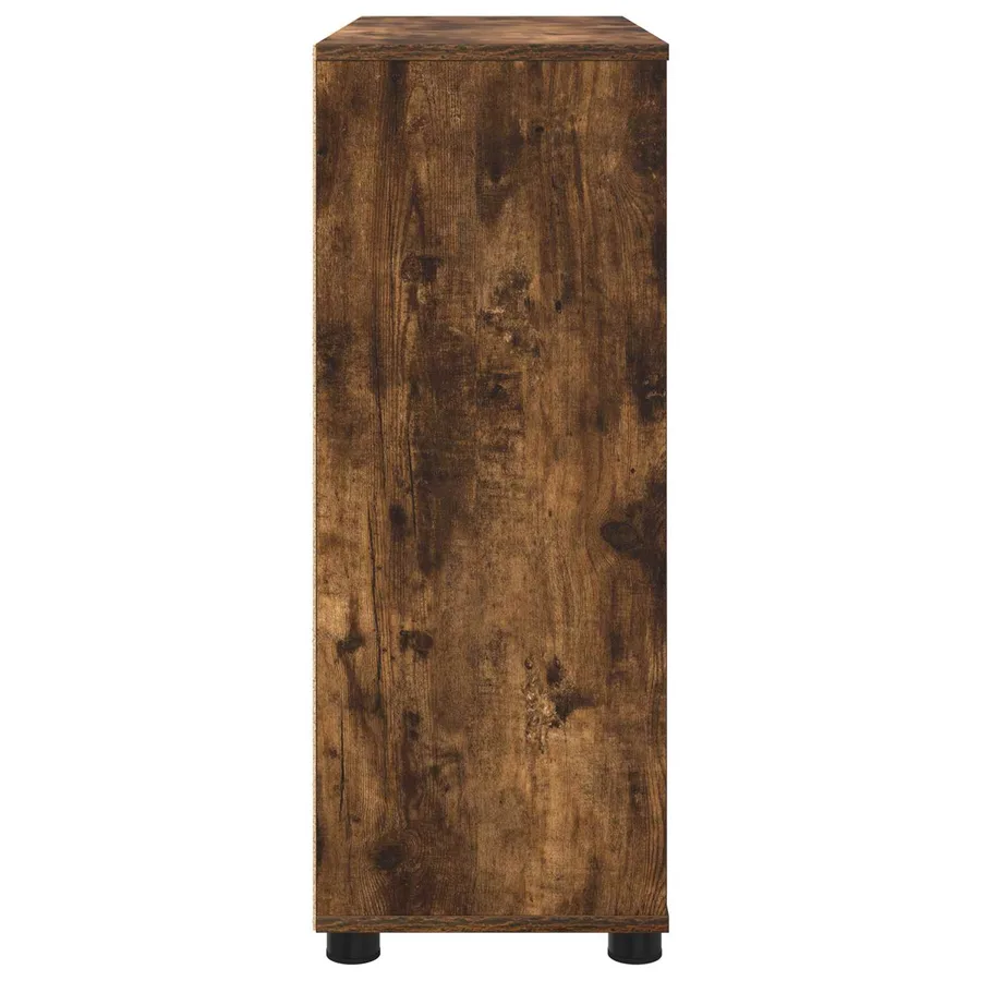 Armoire de rangement Chêne fumé 80 x 31 x 81 cm - 9