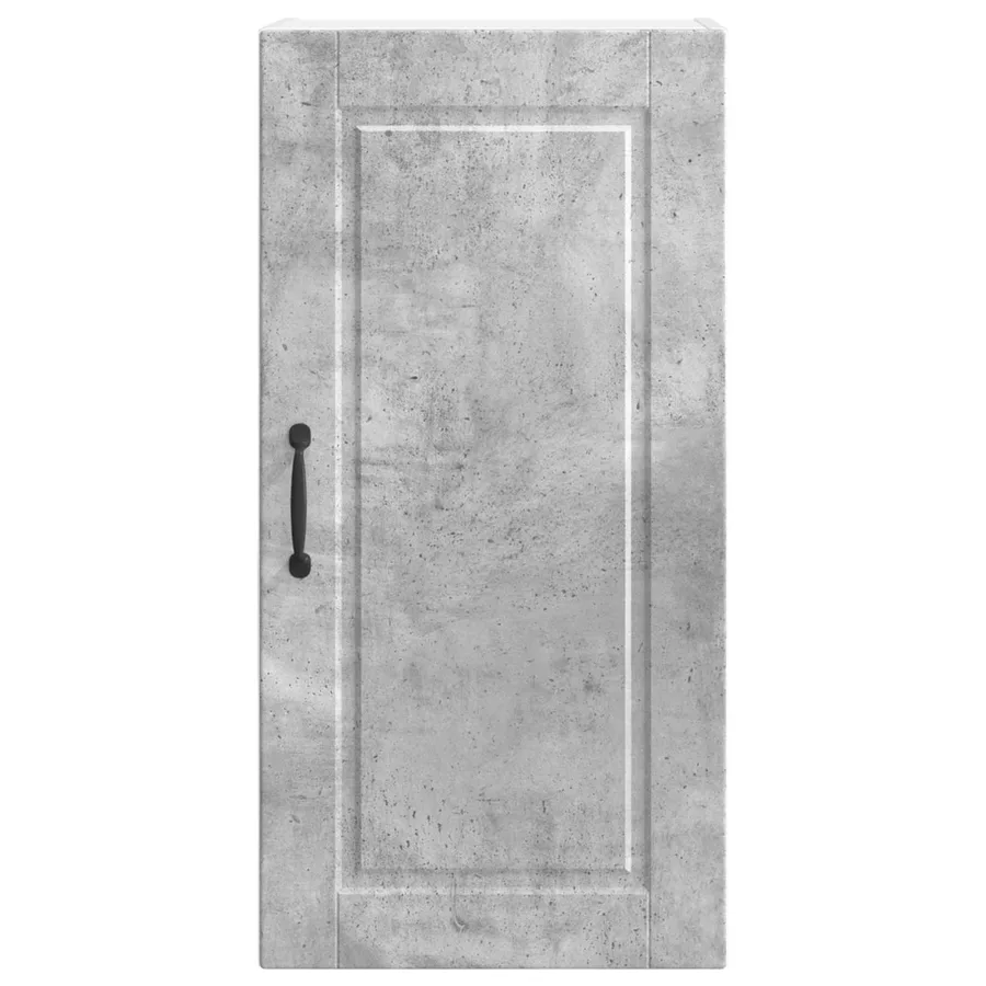 Meuble mural PORTO Gris béton 40 x 31 x 80 cm Bois d'ingénierie - 6