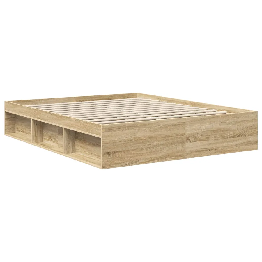 Cadre de lit Sonoma 160 x 200 cm Bois de pin massif - 5