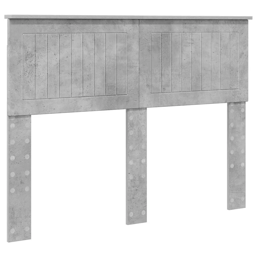 Tête de lit Gris béton Bois d'ingénierie - 2