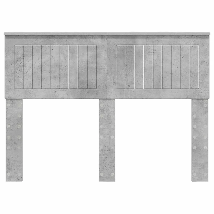 Tête de lit Gris béton Bois d'ingénierie - 4