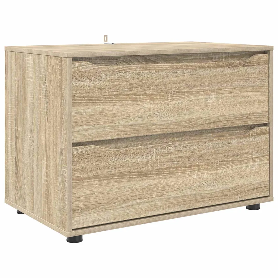 Armoire de rangement Chêne Sonoma 80 x 48 x 57 cm - 2