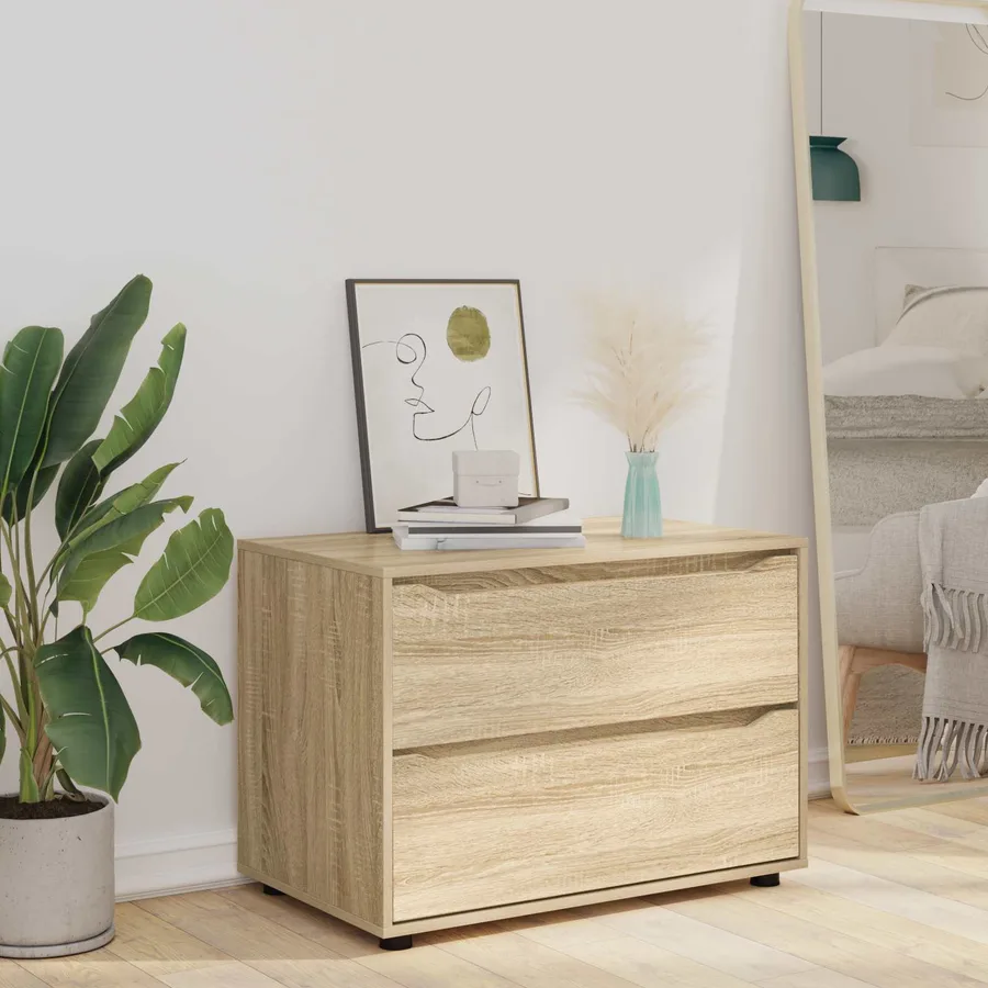 Armoire de rangement Chêne Sonoma 80 x 48 x 57 cm - 6