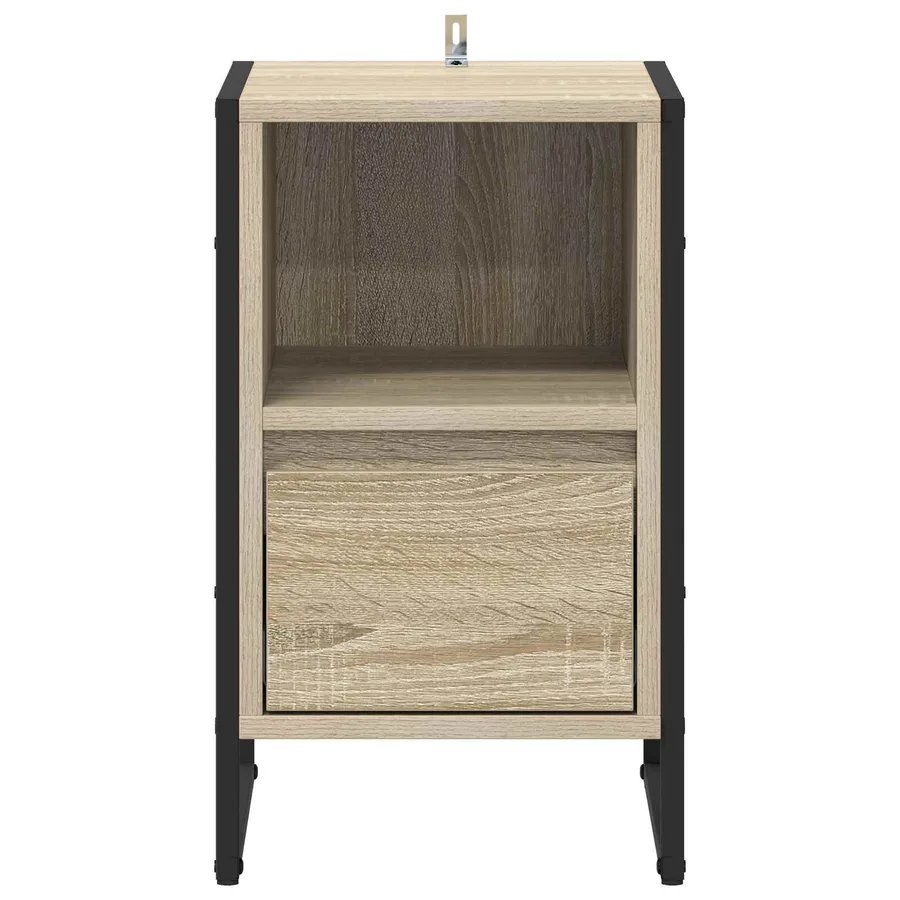Table de chevet Sonoma 39,5 x 30 x 50 cm Bois d'ingénierie - 6