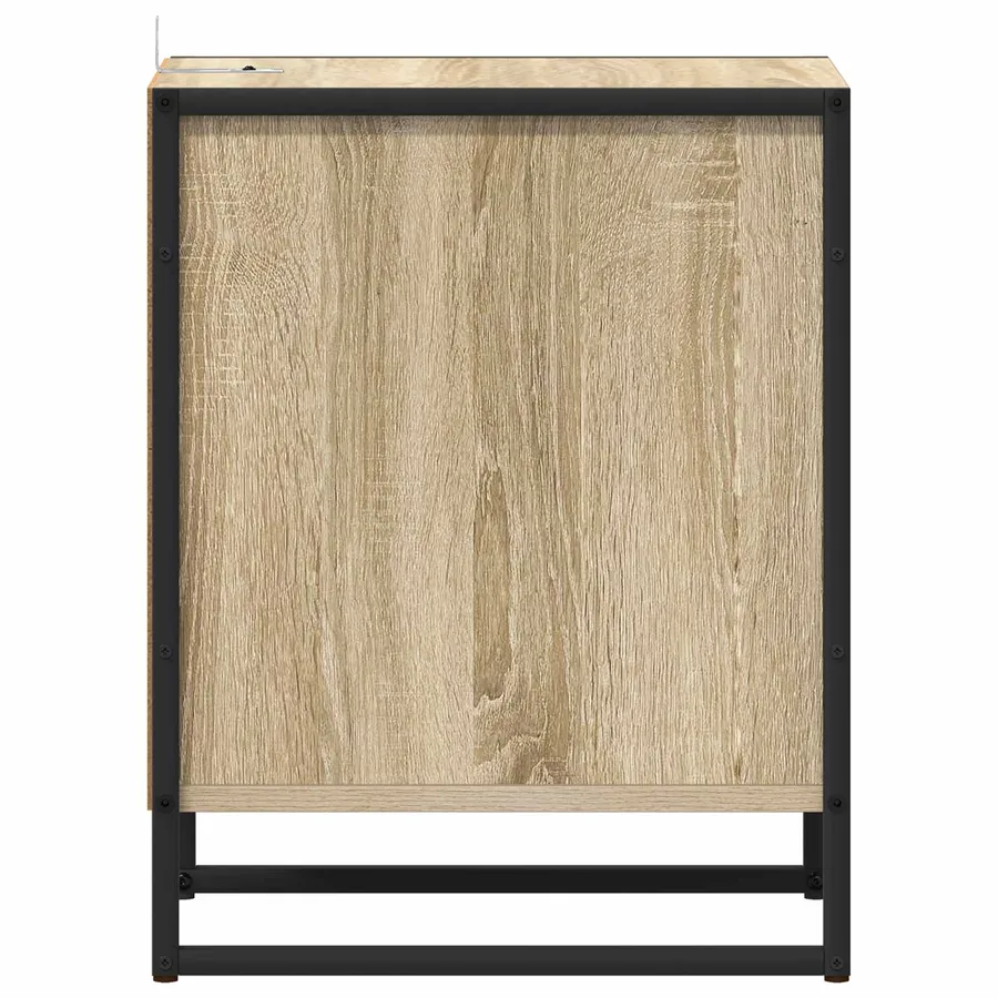 Table de chevet Sonoma 39,5 x 30 x 50 cm Bois d'ingénierie - 7
