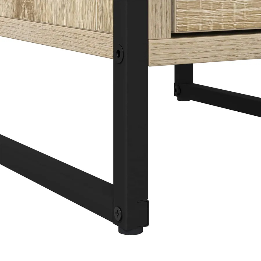 Table de chevet Sonoma 39,5 x 30 x 50 cm Bois d'ingénierie - 8